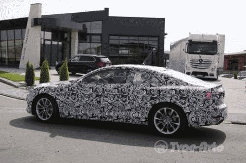 Новое поколение Audi A5 тестируют на дорогах Германии