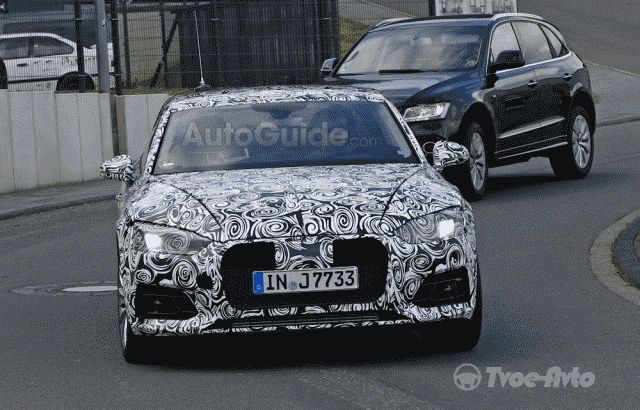 Новое поколение Audi A5 тестируют на дорогах Германии