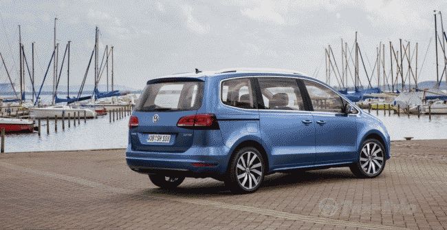 Volkswagen подробно рассекретил обновлённый Sharan