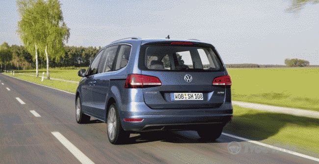 Volkswagen подробно рассекретил обновлённый Sharan
