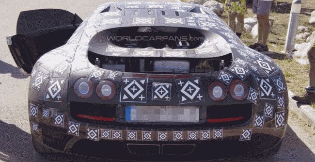 Сеперкар Bugatti Chiron получит электротурбины 