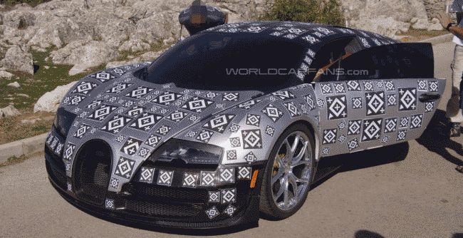 Сеперкар Bugatti Chiron получит электротурбины 