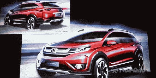 В сети появился независимый рендер нового Honda BR-V