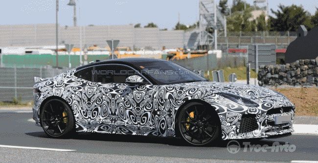 Впервые на тестах замечен Jaguar F-Type SVR