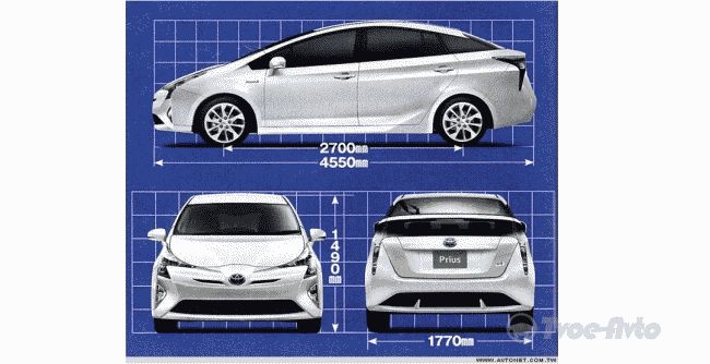 Внешность гибрида Toyota Prius 4 рассекречена в сети