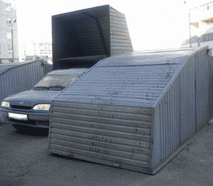 В Китае появились свои гаражи «ракушки»