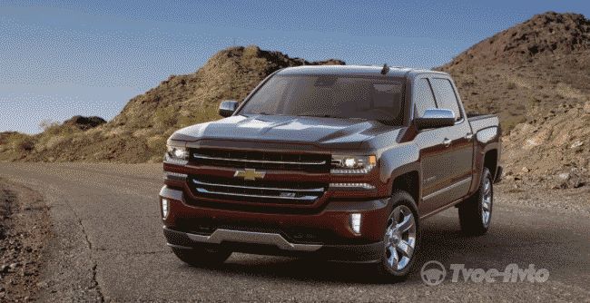 Chevrolet частично рассекретила пикап Silverado