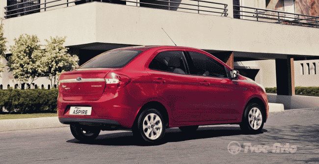 Новый компактный седан Ford Figo Aspire скоро появится у индийских дилеров