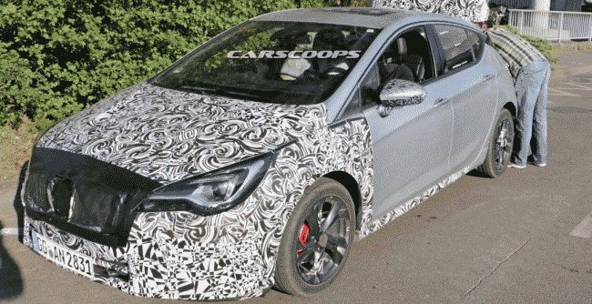 Компания Opel вывела на тесты «подогретую» версию Astra GSi