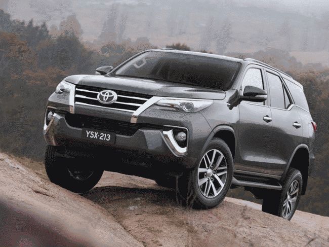 Новое поколение внедорожника Toyota Fortuner рассекречено официально 