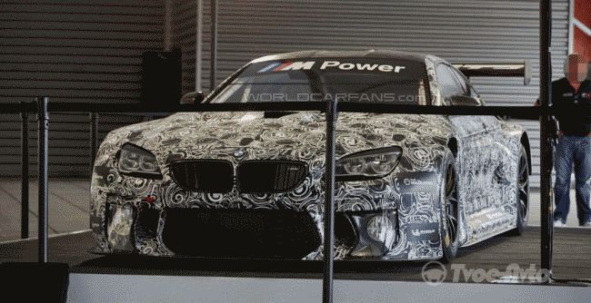Шпионские фото спорткупе BMW M6 GT3 вновь появились в сети