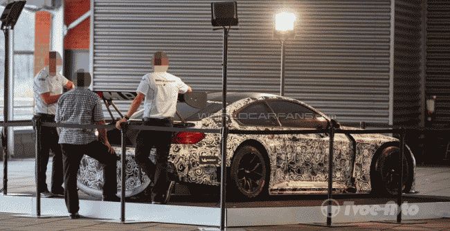 Шпионские фото спорткупе BMW M6 GT3 вновь появились в сети