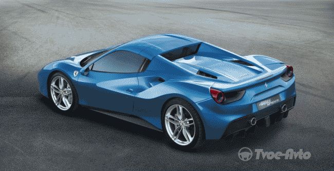 Компания Ferrari представила родстер 488 Spider