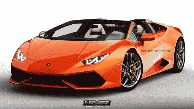 Lamborghini готовит родстер Huracan к Женевскому автосалону 2016