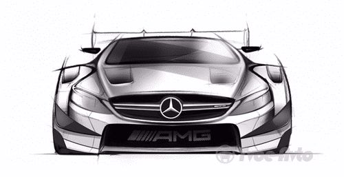 Новый автомобиль команды Mercedes-AMG DTM показали на эскизах