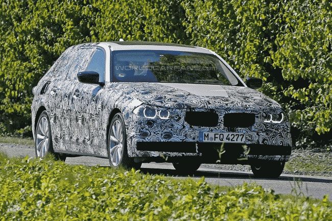 Универсал BMW 5-Series Touring 2017 заметили на тестах