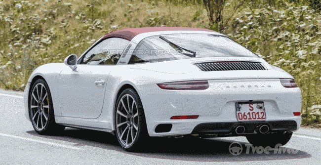 Обновленный Porsche 911 Targa тестируют без камуфляжа