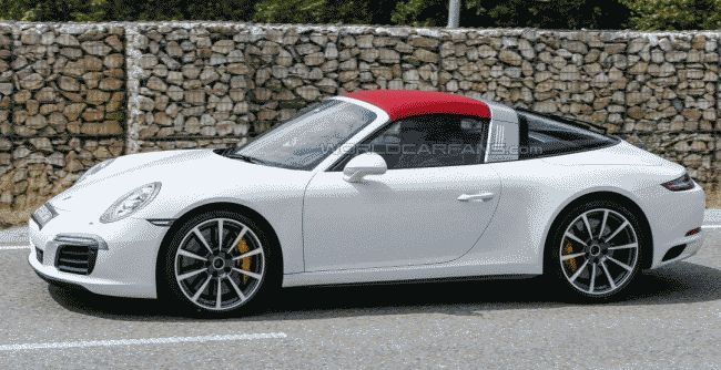 Обновленный Porsche 911 Targa тестируют без камуфляжа