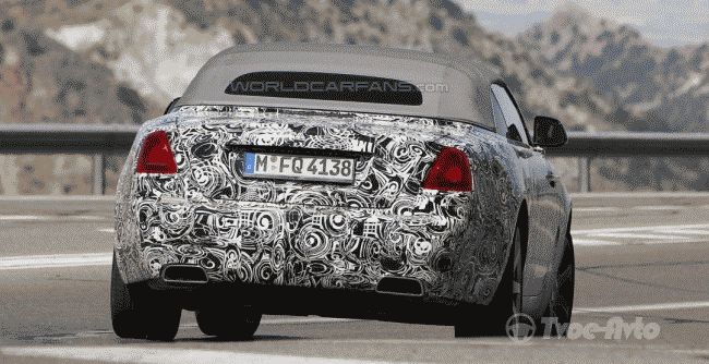 Кабриолет Rolls-Royce вышел на тесты перед дебютом во Франкфурте