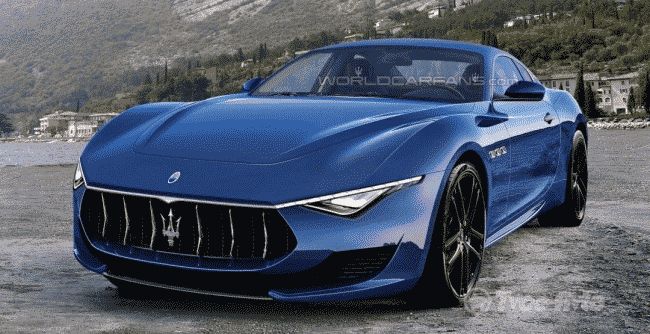 Рендер серийного Maserati Alfieri "засветился" в сети