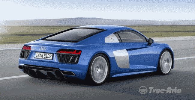 Суперкар Audi R8 будет оснащен 450-сильным турбомотором