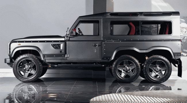 Шестиколёсный Land Rover Defender от тюнинг-ателье Kahn поступил в открытую продажу
