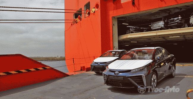 Первая партия водородомобиля Toyota Mirai приехала в Европу