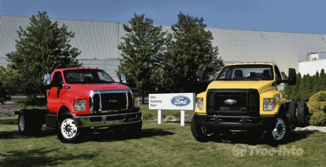 Ford анонсировал старт производства обновленных моделей F-650 и F-750 на заводе в штате Огайо