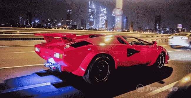 В Мумбаи замечена реплика уникального Lamborghini Countach