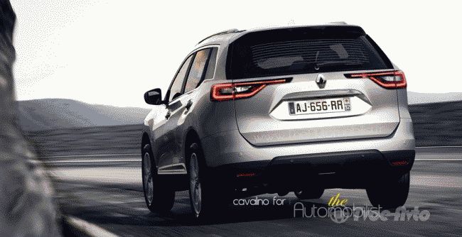 Новый Renault Koleos показан на независимом рендере 