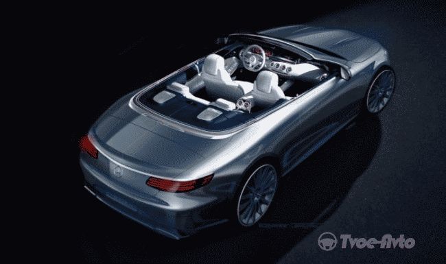 Mercedes-Benz анонсировал презентацию кабриолета S-Class тизером