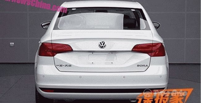 Volkswagen в Китае готовится к запуску в продажу нового седана Bora