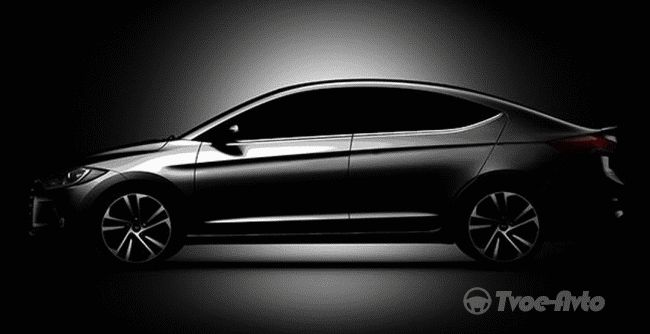 Hyundai показал седан Elantra на новых изображениях