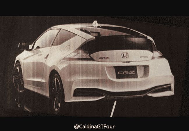 Фото рестайлингового "Honda CR-Z" утекли в Сеть
