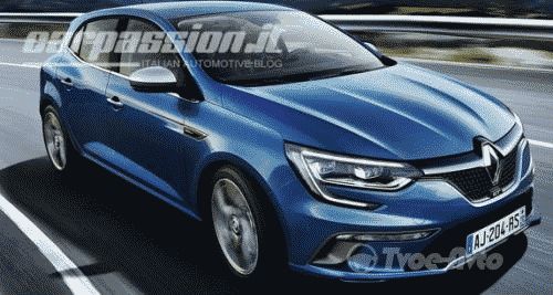 В Сеть утекли официальные снимки нового Renault Megane