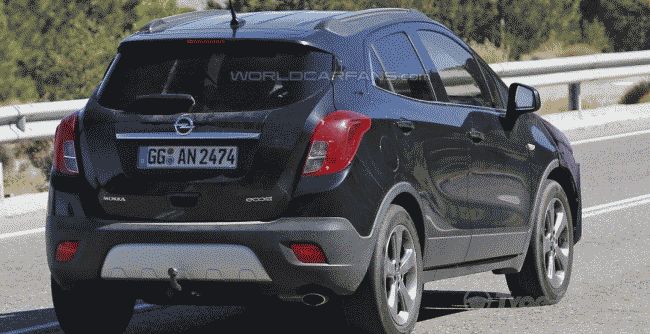 Обновленный  Opel Mokka вновь замечен на тестировании