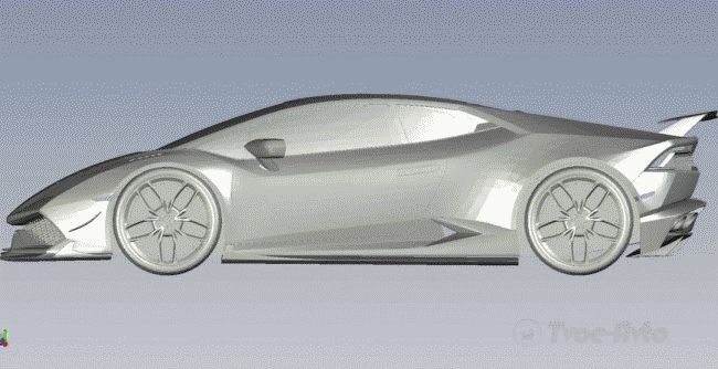 RevoZport показали тизер легкой 690-сильной версии Lamborghini Huracan