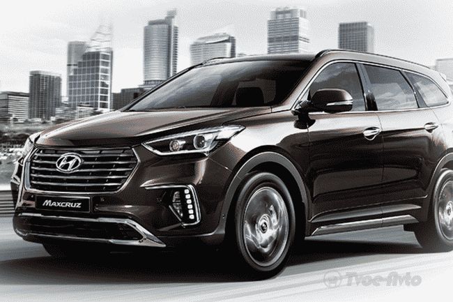  Hyundai в Корее официально представил 7-местный "Grand Santa Fe"