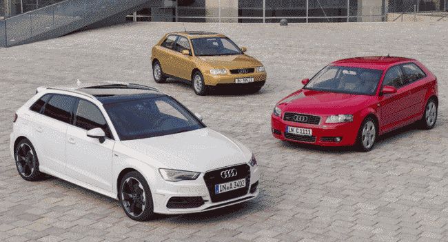 Семейству Audi A3 исполнилось 20 лет