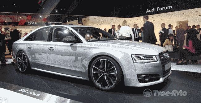 "Заряженный" седан Audi S8 Plus показали во Франкфурте