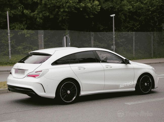 Обновленный универсал Mercedes-Benz CLA замечен на тестах