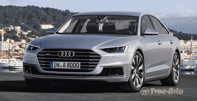 В Сети опубликован рендер нового Audi A8 на базе концепта Prologue