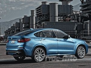 BMW рассекретил "заряженный" кроссовер X4 M40i