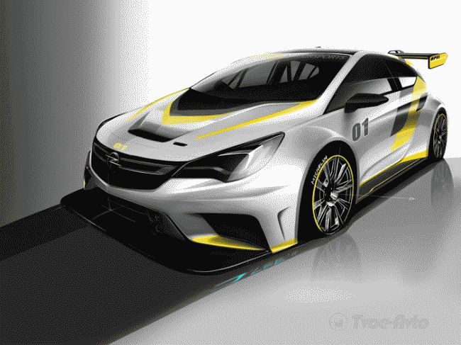 Озвучена дата премьеры гоночного Opel Astra TCR
