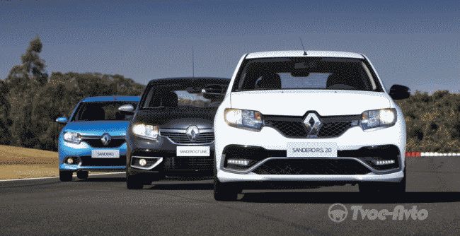 Renault опубликовала видео с "заряженным" Sandero RS 2.0