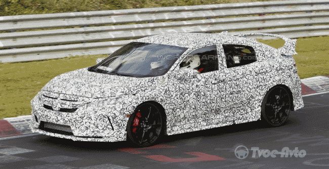 Honda готовит Civic Type R 2018 модельного года