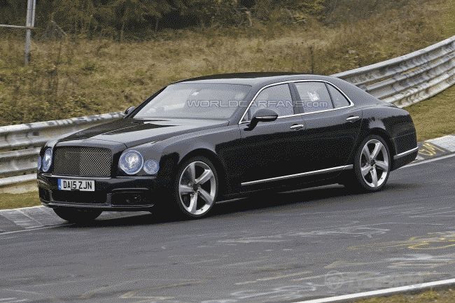 Седан Bentley Mulsanne 2016 попал в объективы фотошпионов