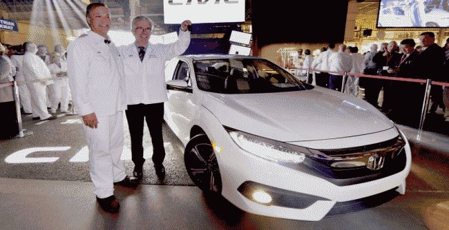 Honda в Канаде начала производство нового Civic Sedan
