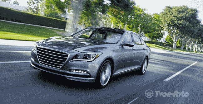 Hyundai рассекретил обновленный седан Genesis 2016