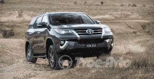 Toyota начала продажи внедорожника Fortuner 2016 в Австралии